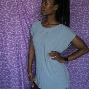 Victoria's Secret "dream" sleep sleeppwear night shirt in gray and silver size m